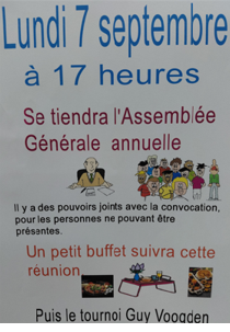 Assemblée Générale du club