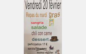 Repas de Mardi-Gras
