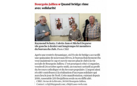 annonce du tournoi caritatif