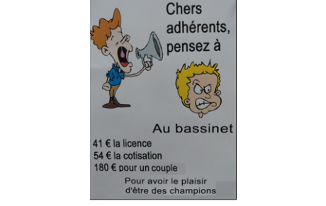 Adhésion saison 2026-2027