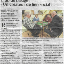 Le Dauphiné Libéré parle du CBBJ